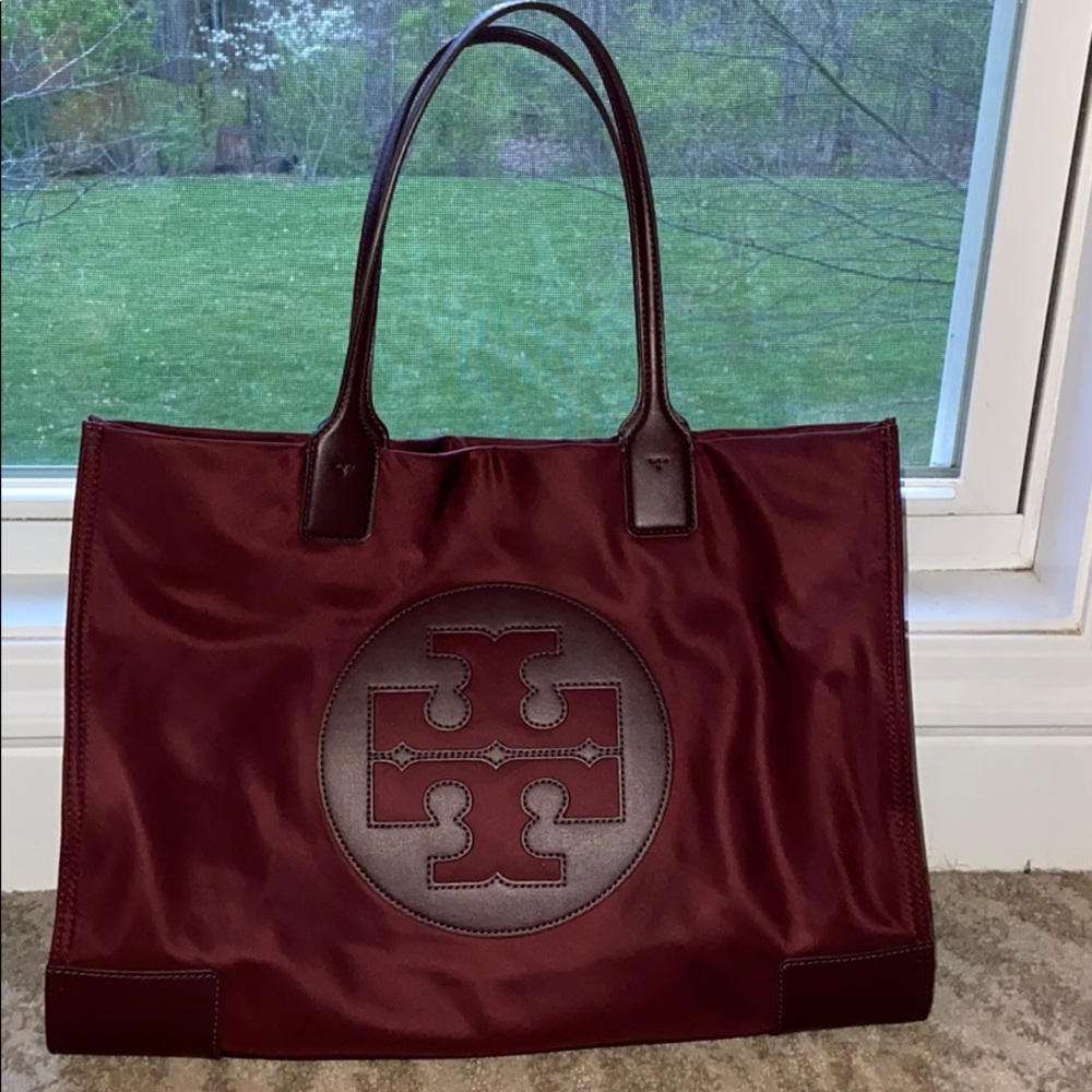 Tory Burch Ella Tote in Port